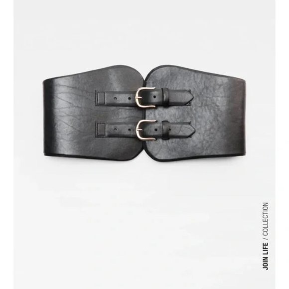 ZARA LEATHER SASH BELT - Picture 5 of 10